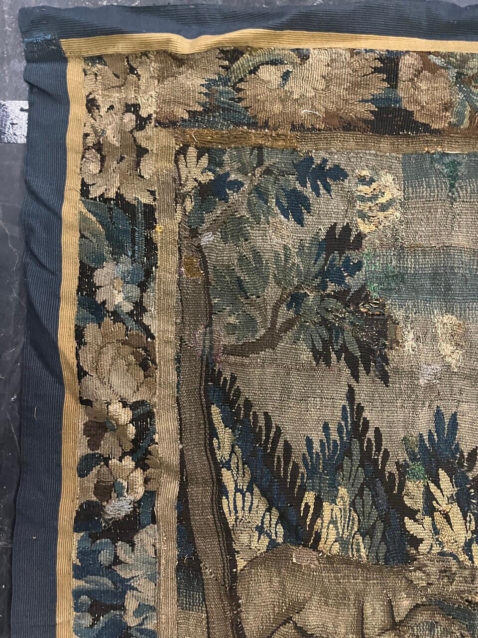 18th Century and Earlier 17th Century Hunt Scene Tapestry For Sale