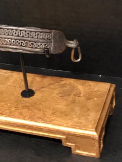 17th Century Iron Dog Collar, Museum Mounted