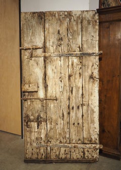 17th Century Iron Studded Oak Door from France