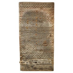 17th Century Iron Studded Oak Door from France