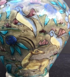 Brocca Kendi in ceramica islamica Iznik Pottery del XVII secolo