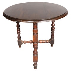 17th Century Italian Baroque Walnut Folding Table