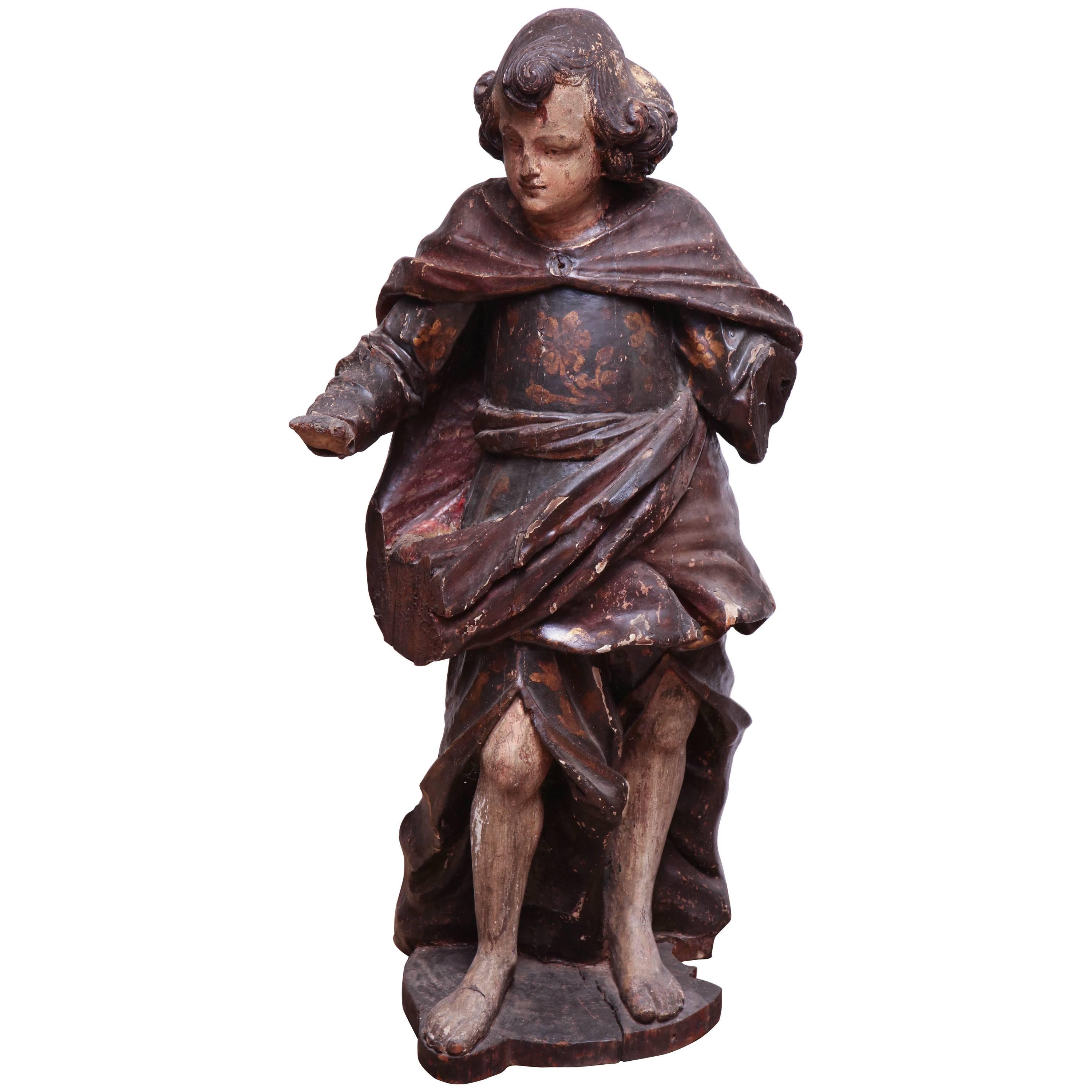17th Century Italian Carved Figure