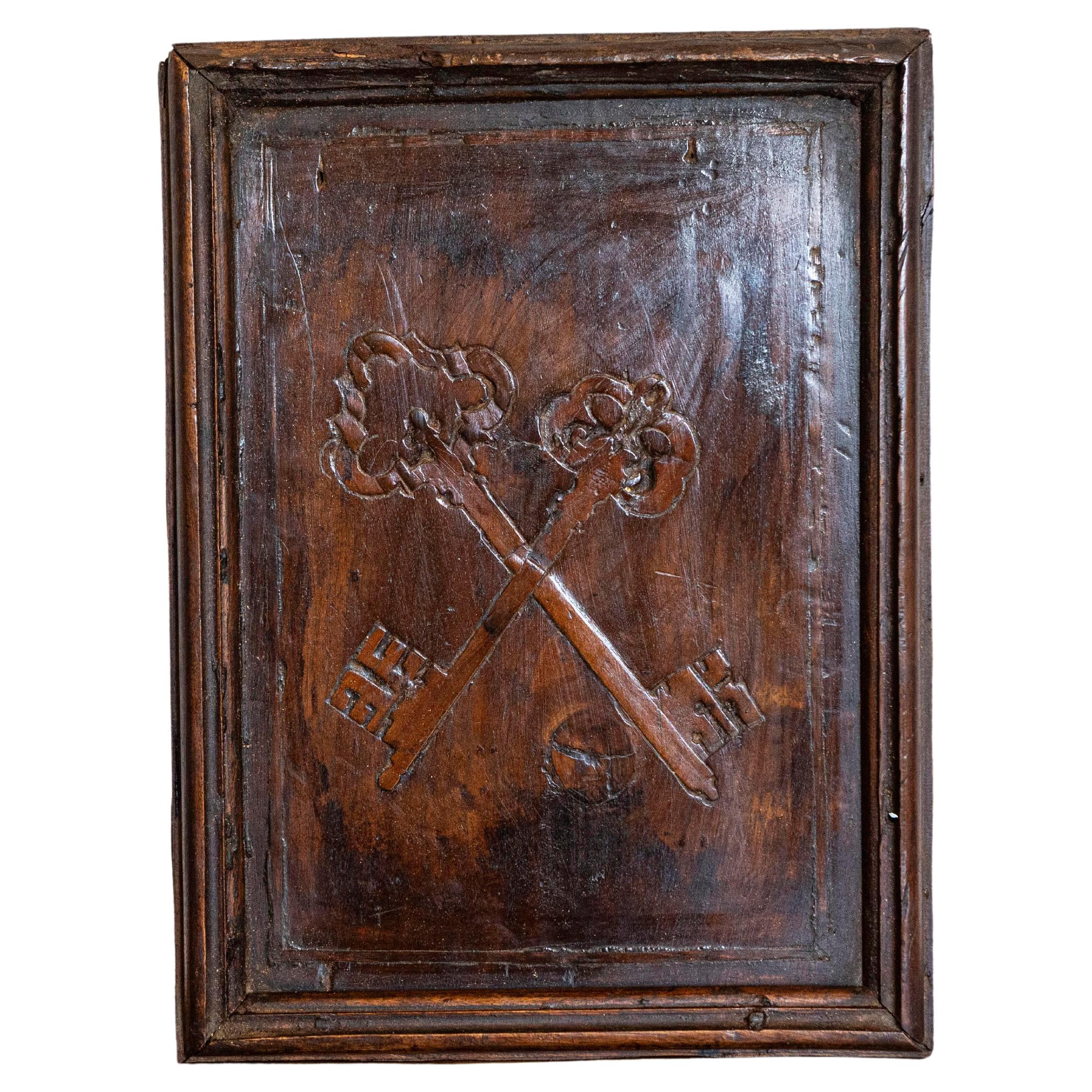 17th Century Italian Carved Panel