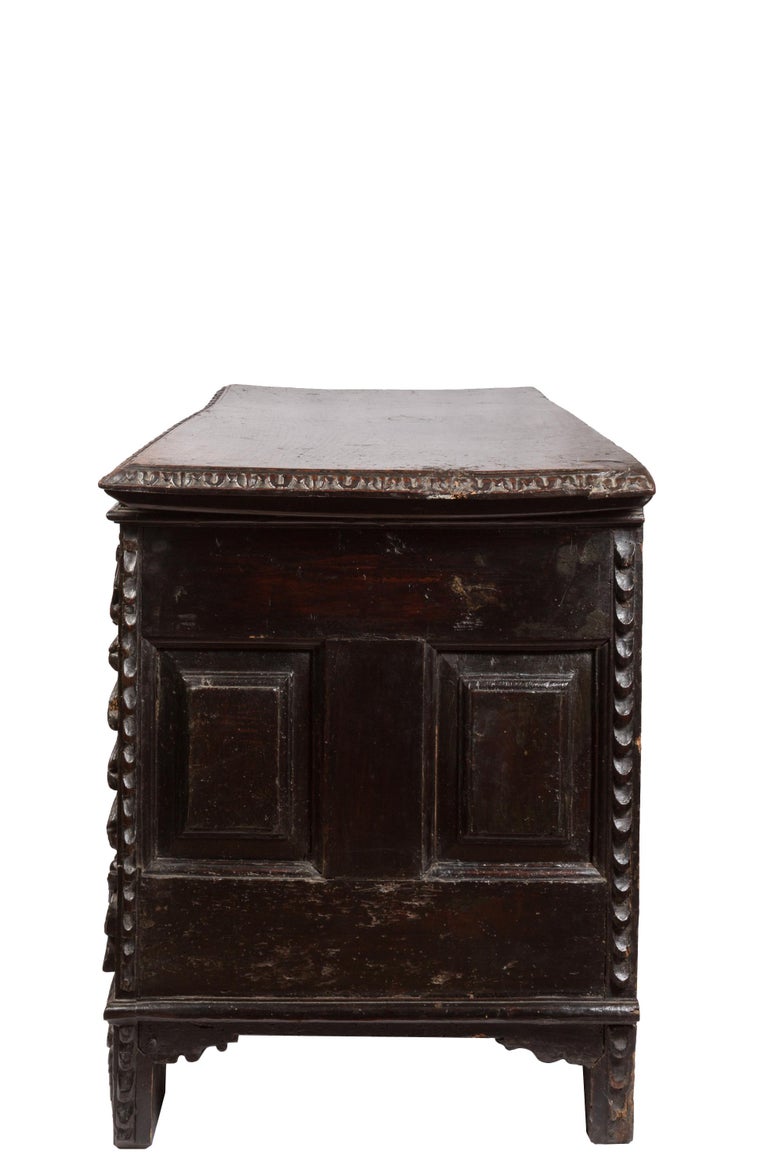 17th Century Italian Cassone Wedding Chest For Sale at 1stDibs