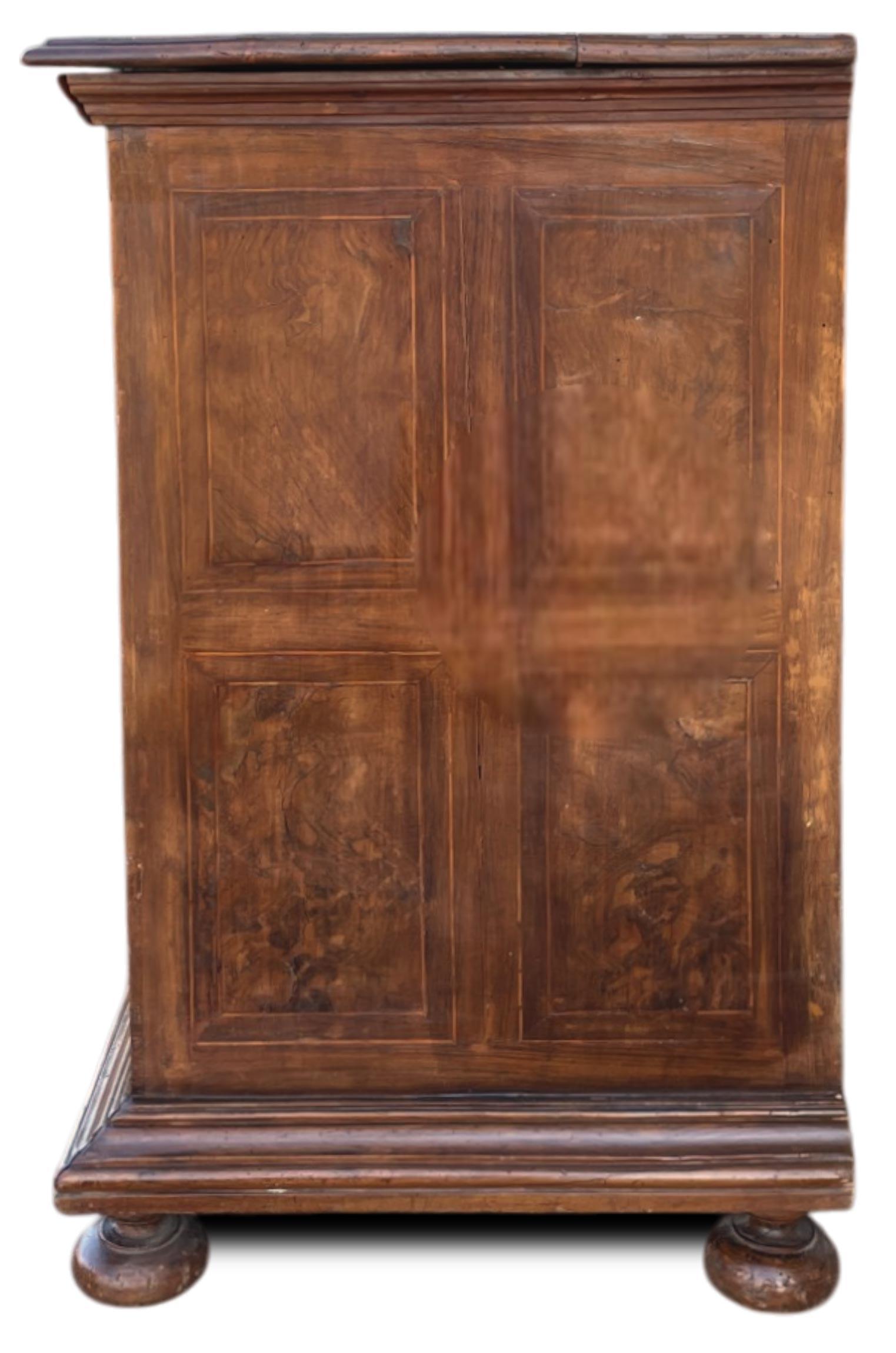 17th Century Italian Commode with Secretaire In Good Condition For Sale In Vo', Veneto