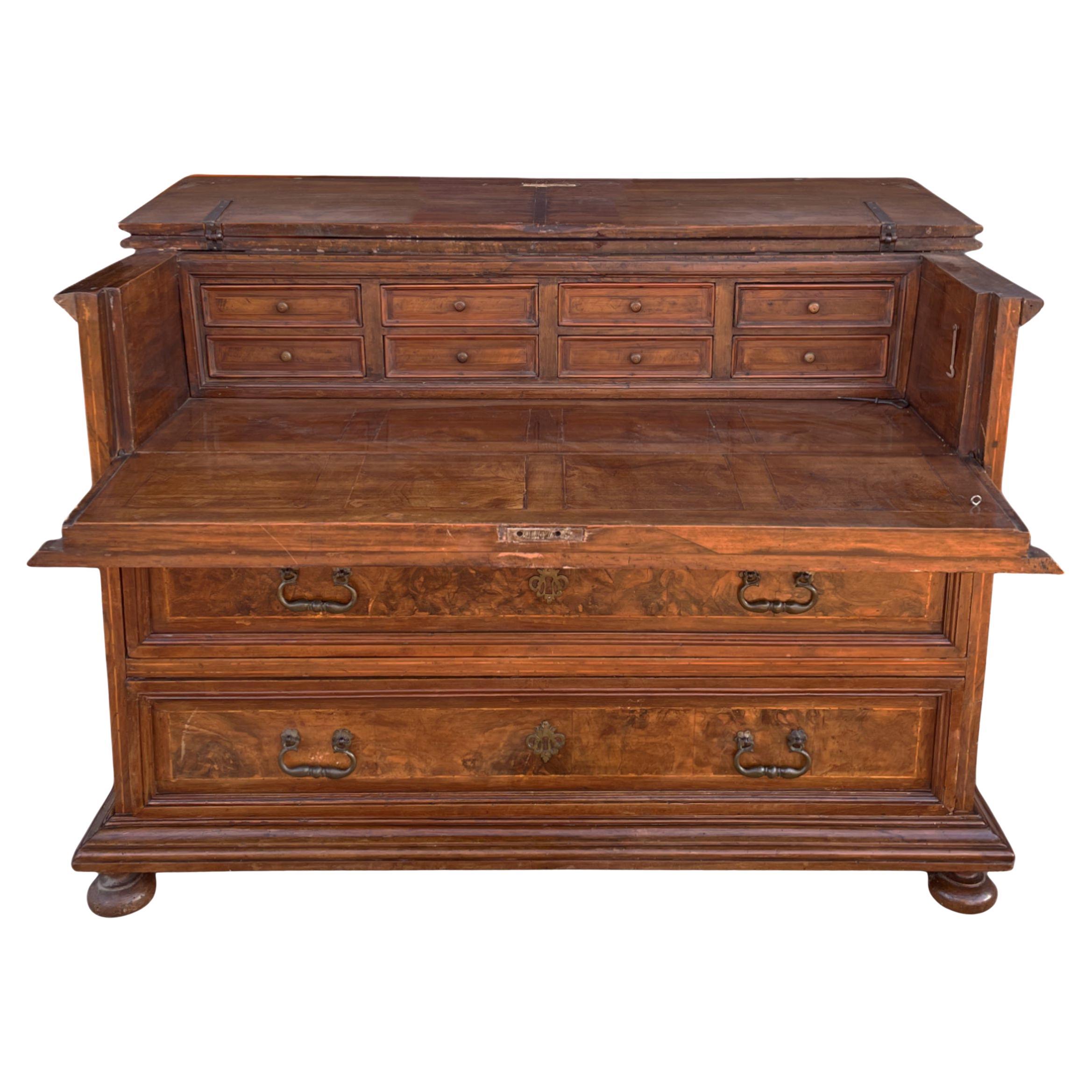 17th Century Italian Commode with Secretaire