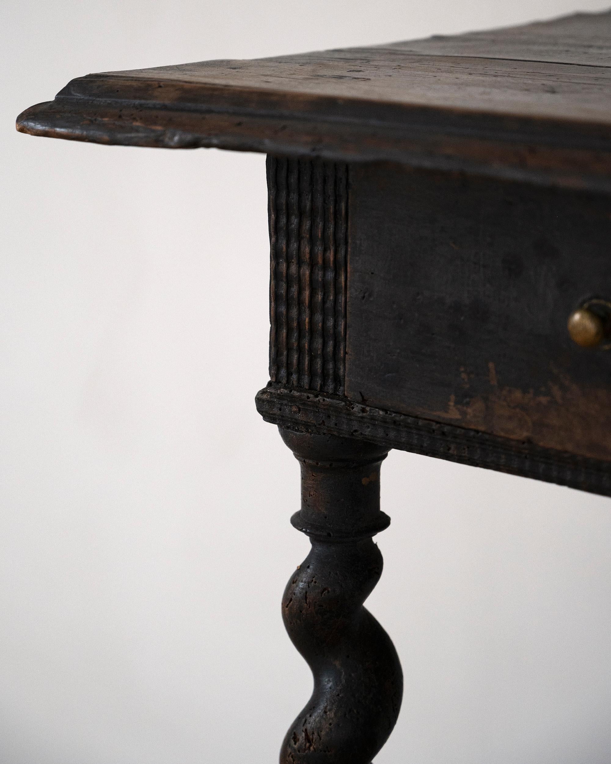 Hand-Crafted 17th Century Italian Console Table 