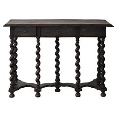 Table console italienne du 17e siècle