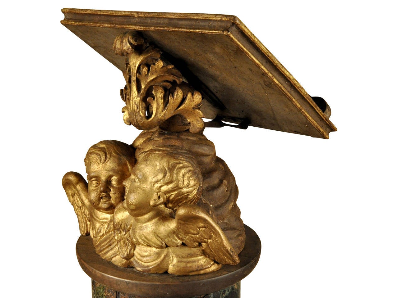 Painted 17th Century Italian Ecclesiastical Lectern For Sale