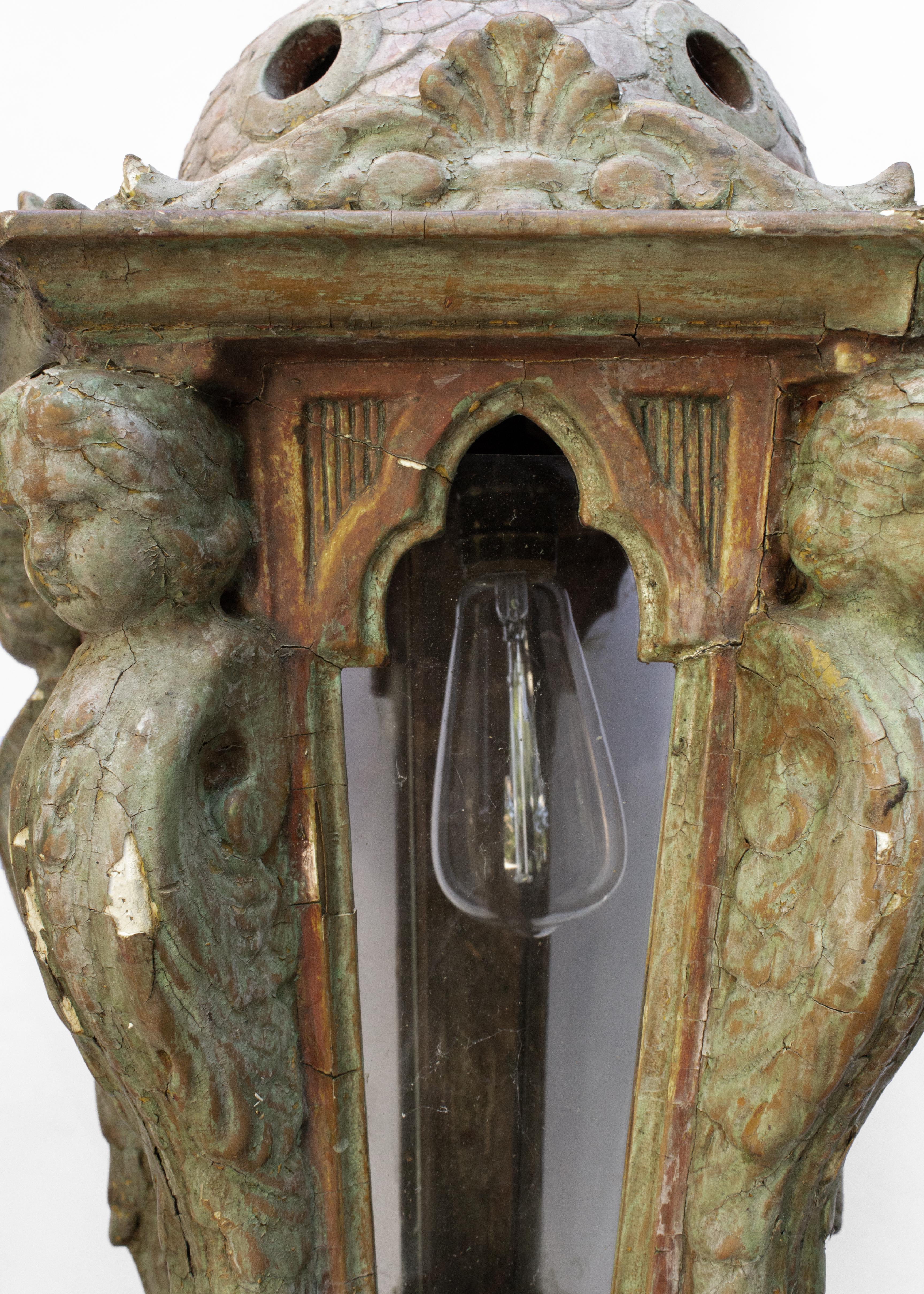 Baroque 17th Century Italian Electrified Venetian Lantern
