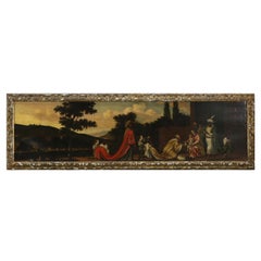 17th Century Italian Flemish Oil on Canvas Painting of Adoration of the Magi
