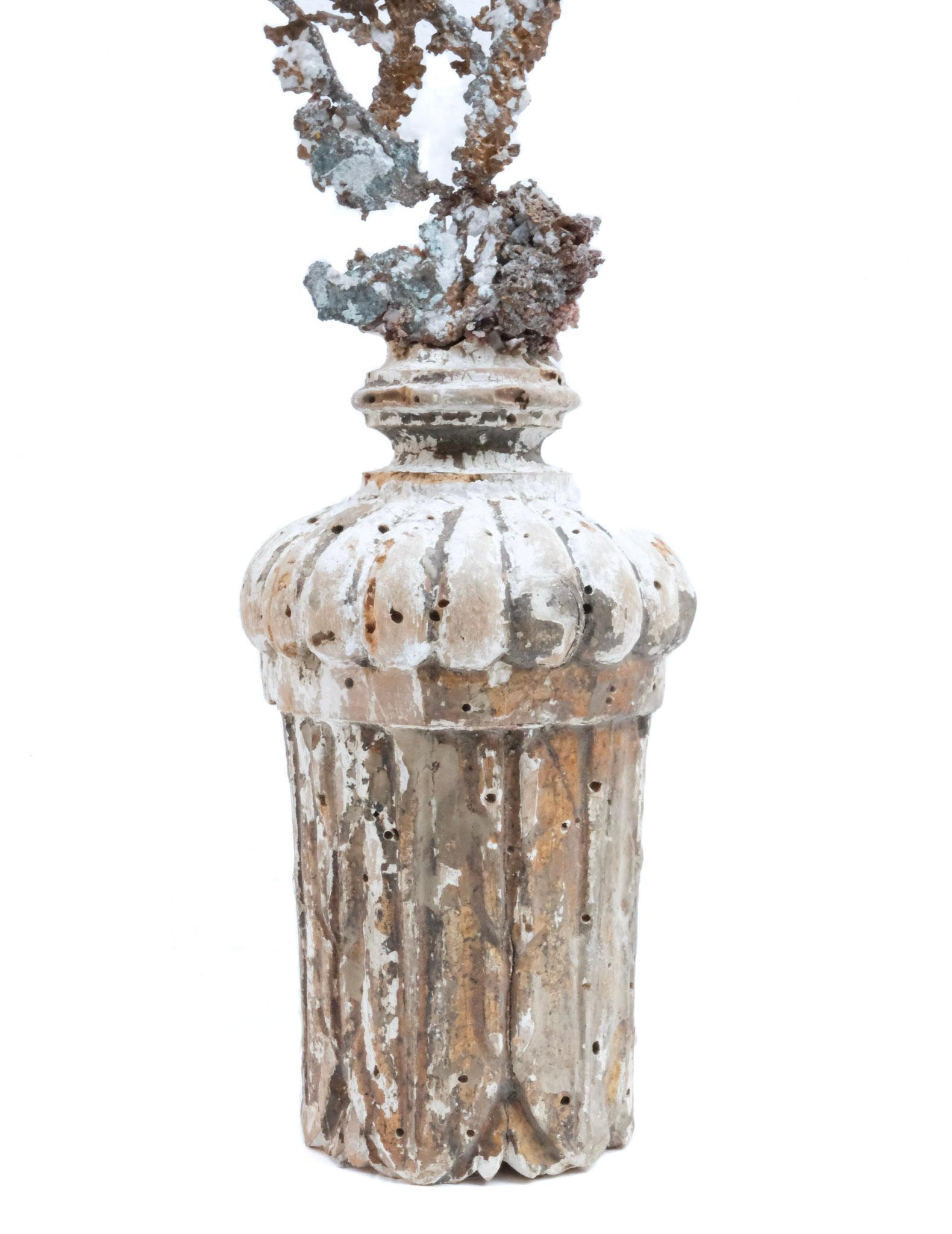 Rococo 17th Century Italian 'Florence Fragment' Base with Naturally Free-Formed Copper For Sale