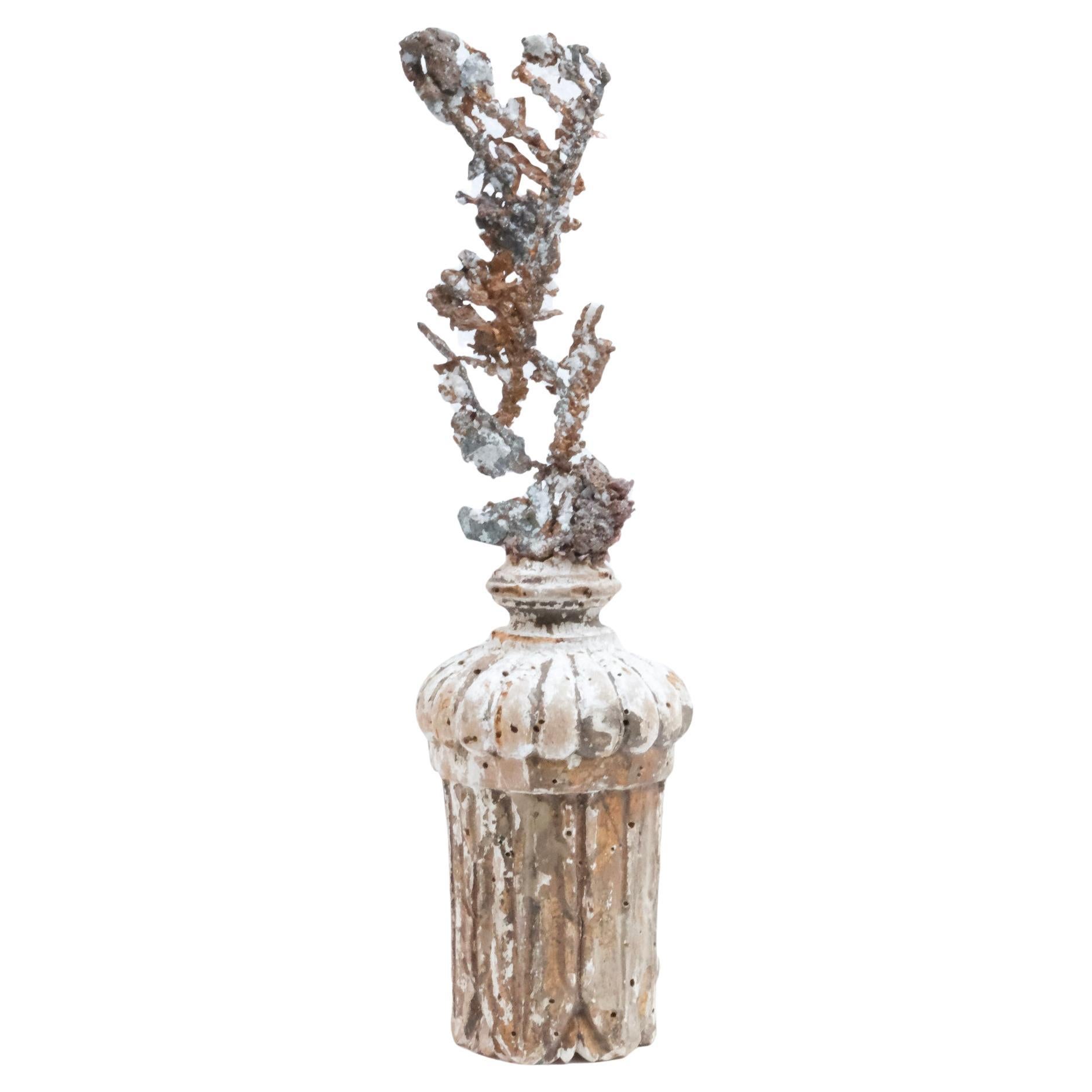 17th Century Italian 'Florence Fragment' Base with Naturally Free-Formed Copper For Sale