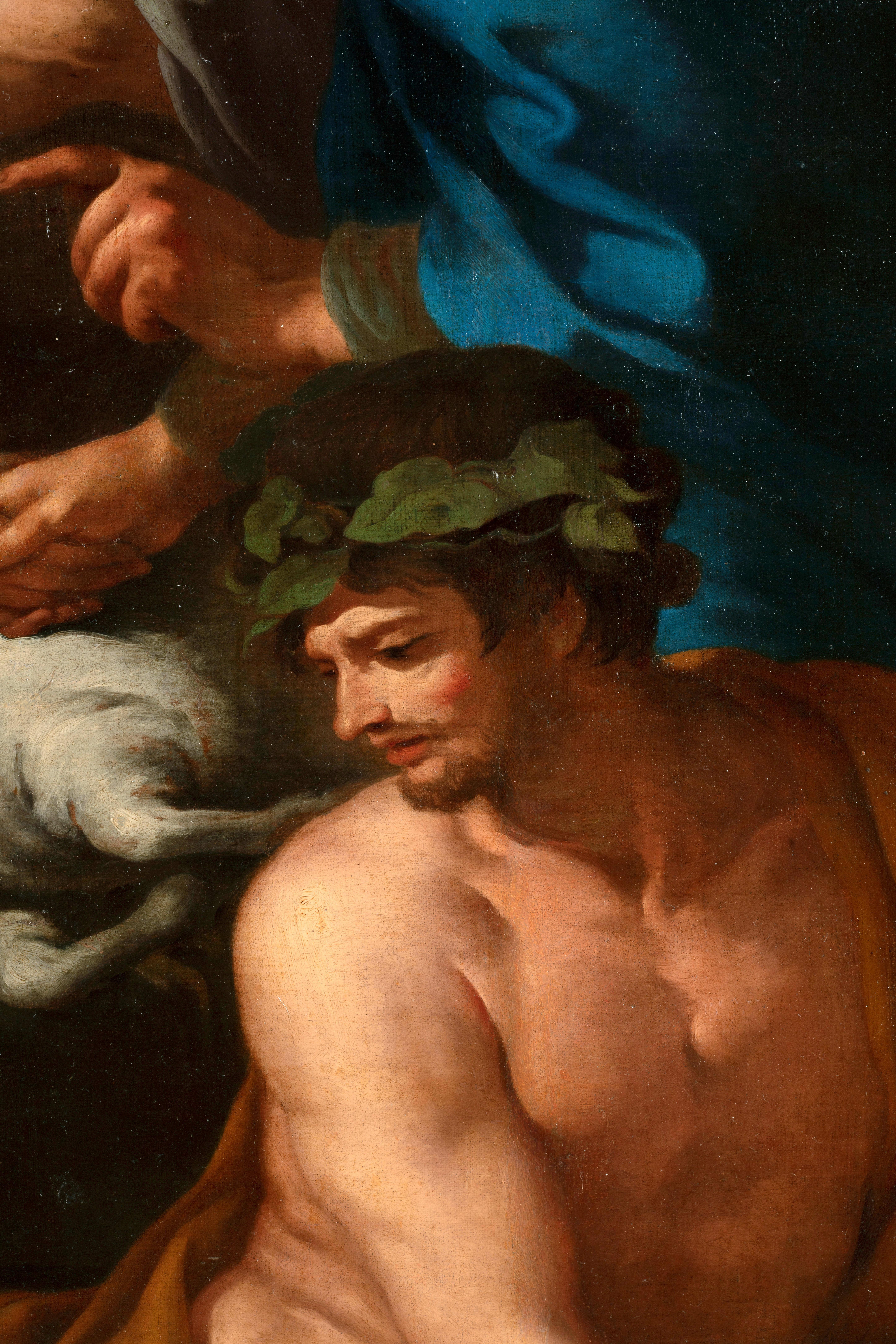 Baroque 17th Century, Italian Follower of Pietro da Cortona, Alliance of Jacob and Laban