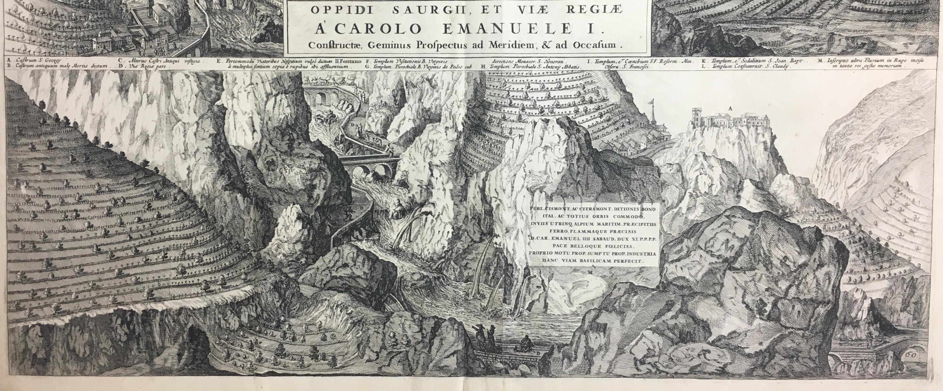 17th century Italian Gravure/Cartography

Le Theatrum statuum Regiae Celsitudinis Sabaudiæ Ducis or at Theatrum Statum Sabaudiæ, is a representative and iconographic representation from the states of the Savoie manor at the time of Charles-Emmanuel