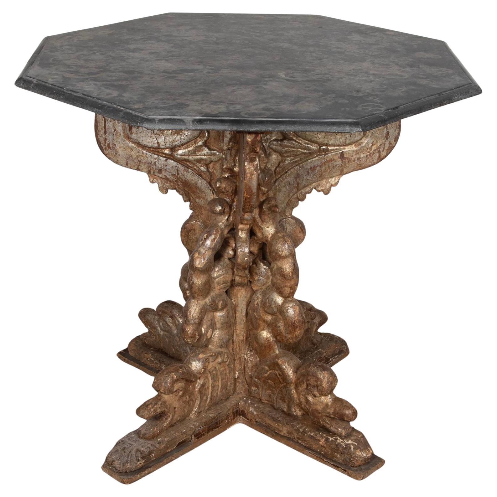 17th Century Italian Hand Carved Centre Table