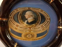 17th Century Italian Handmade Turtle Gold Picture France