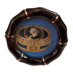 17th Century Italian Handmade Turtle Gold Picture France