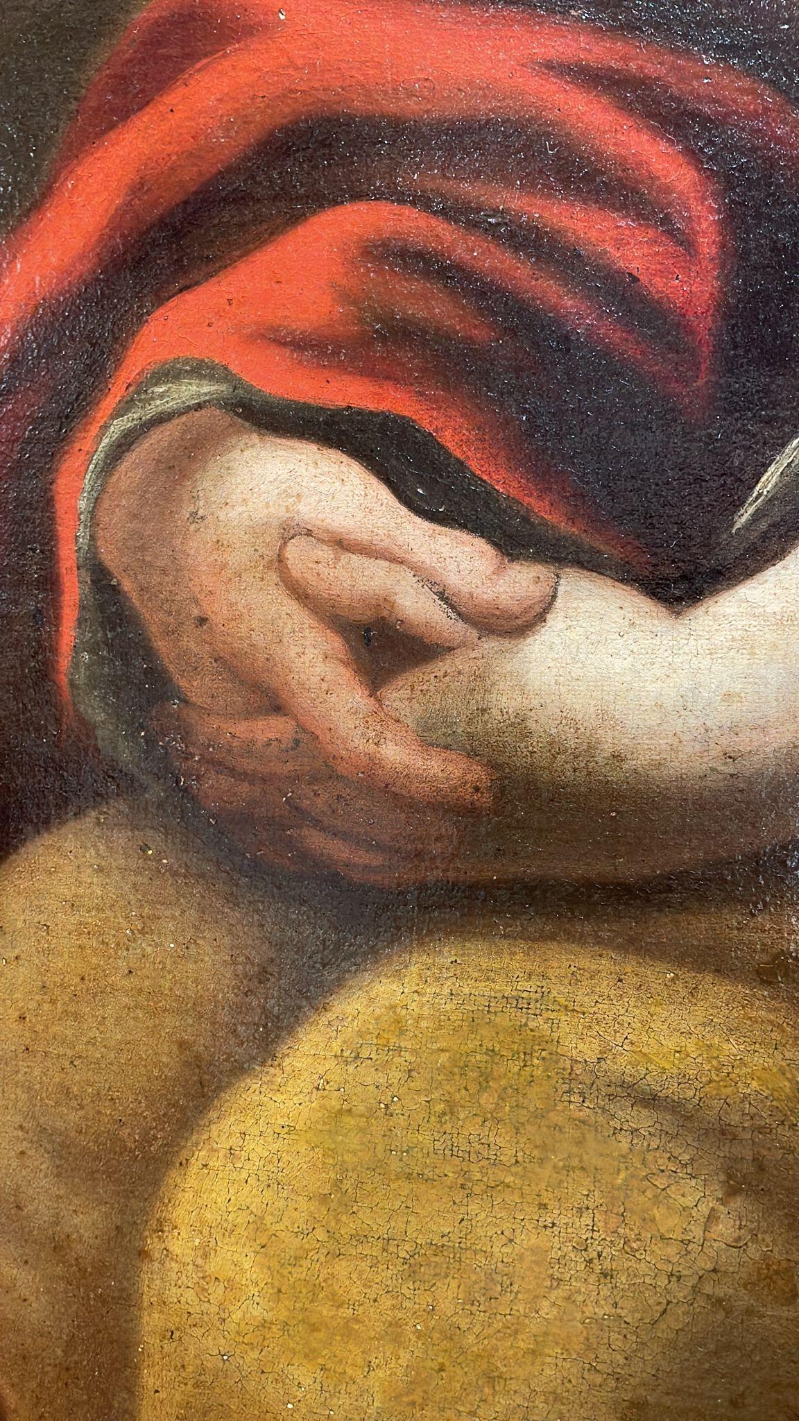 Da Annibale Carracci Deposizione di Cristo Opera baroque italien 1650 circa Bon état - En vente à Milan, IT