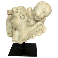 17th Century Italian Marble Putti Sculpture