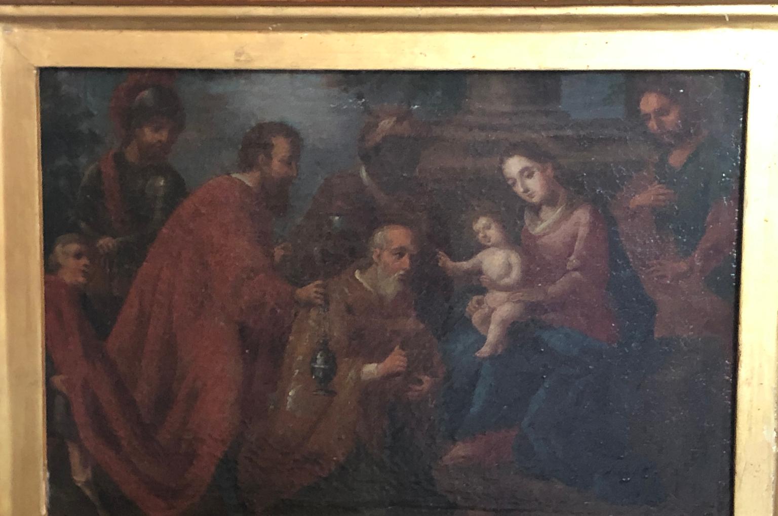 A stunning 17th century Italian oil painting of the 