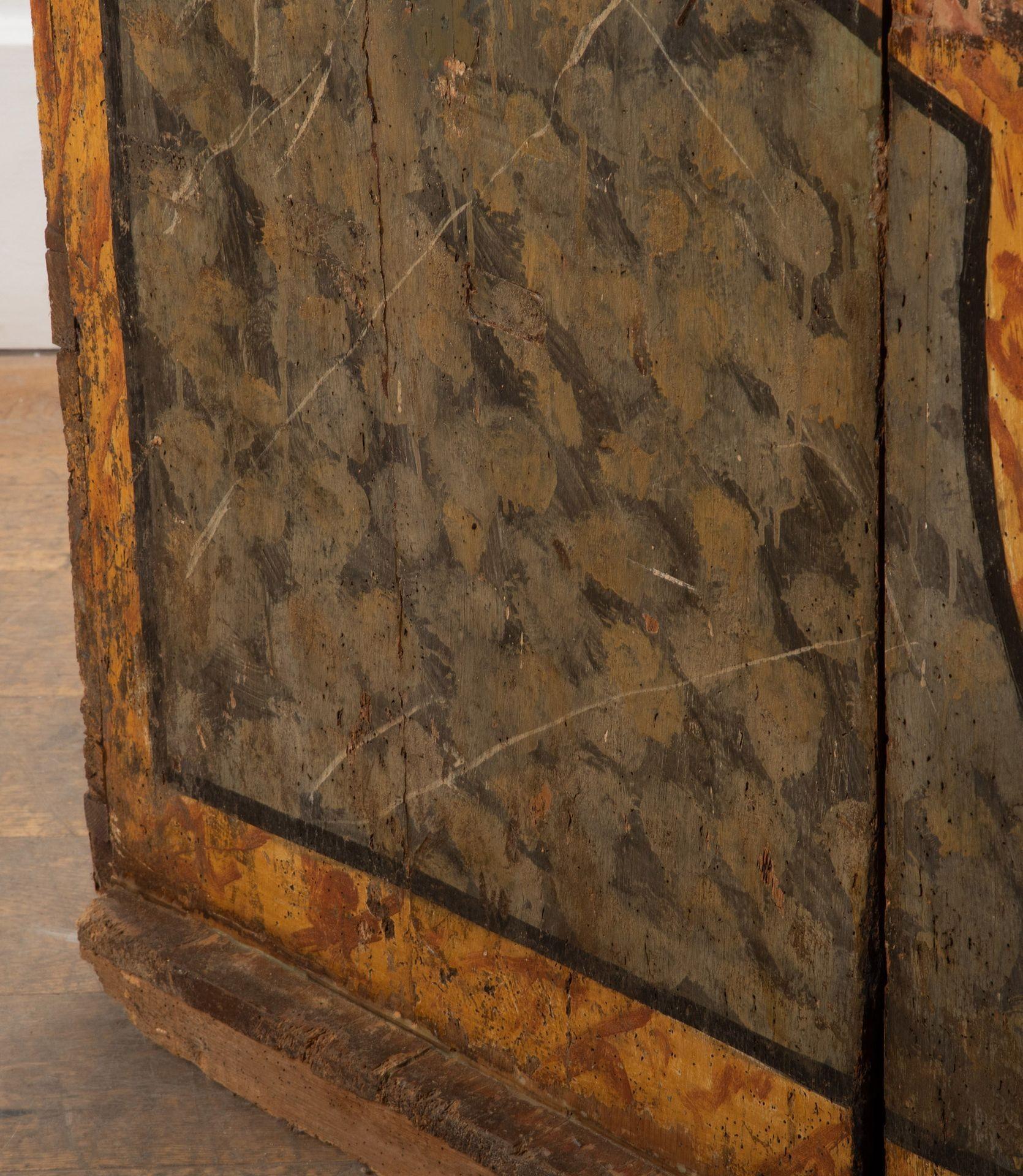 17th Century Italian Painted Confessional Box For Sale 9