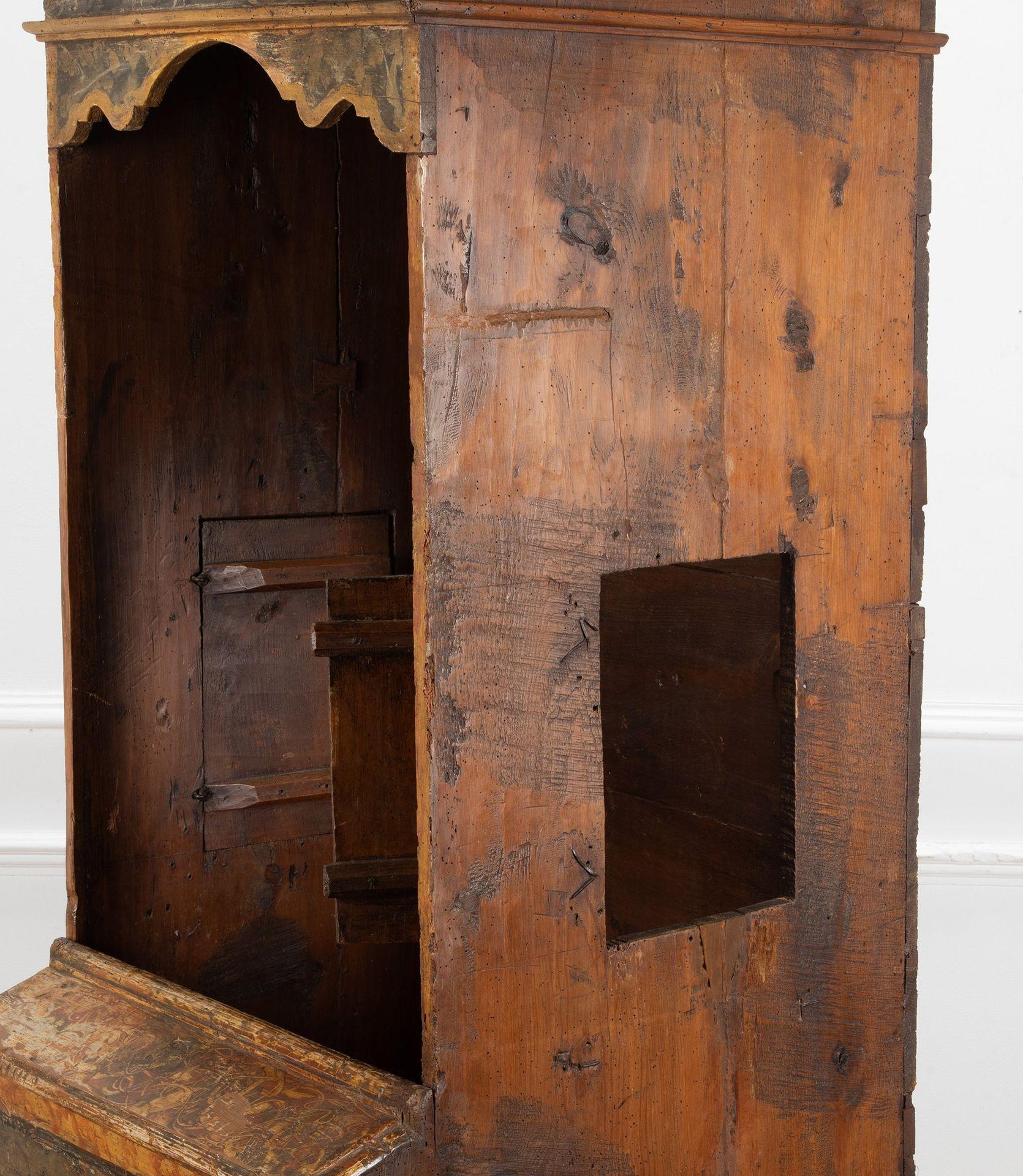 17th Century Italian Painted Confessional Box For Sale 14