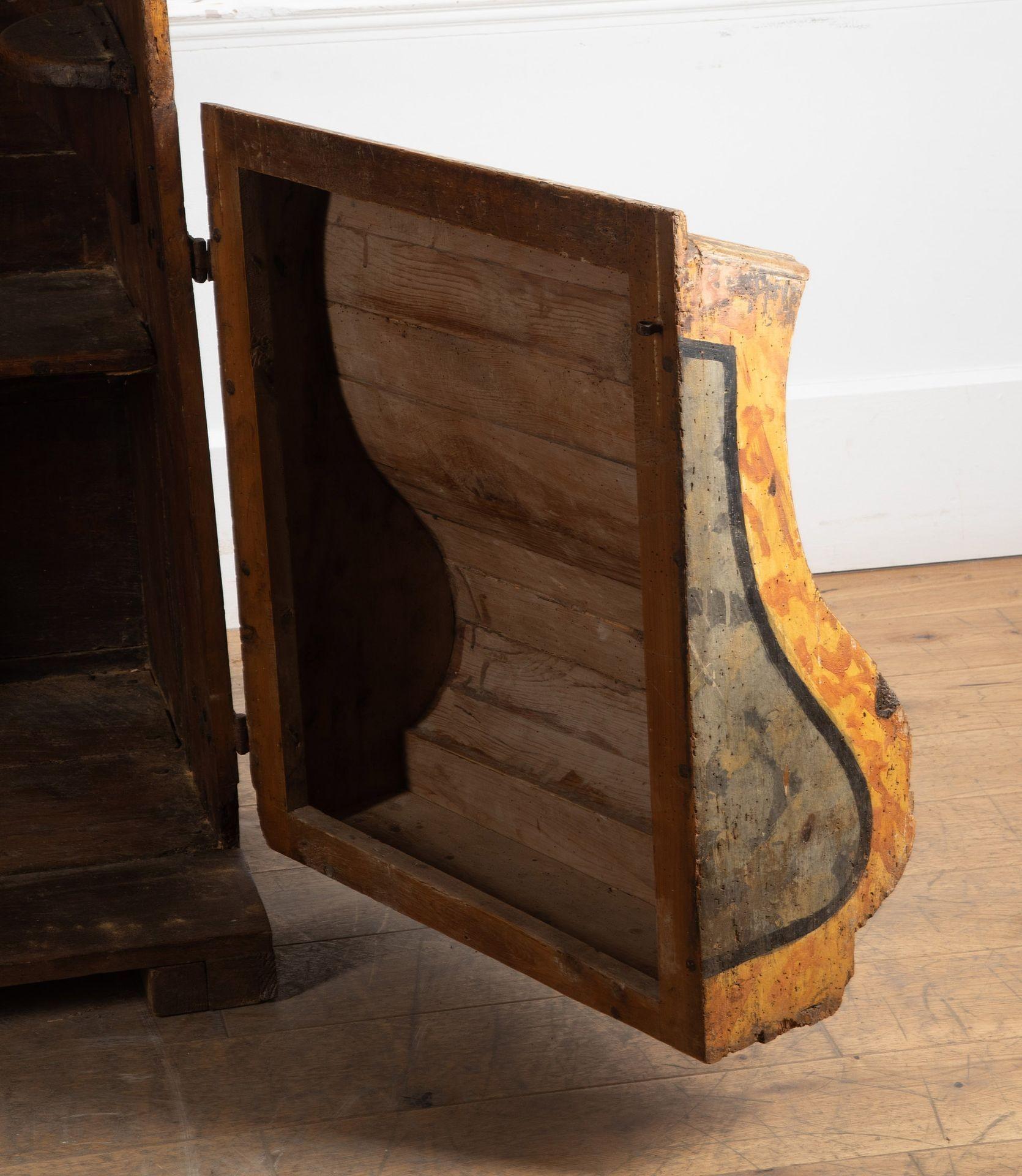 17th Century Italian Painted Confessional Box For Sale 1