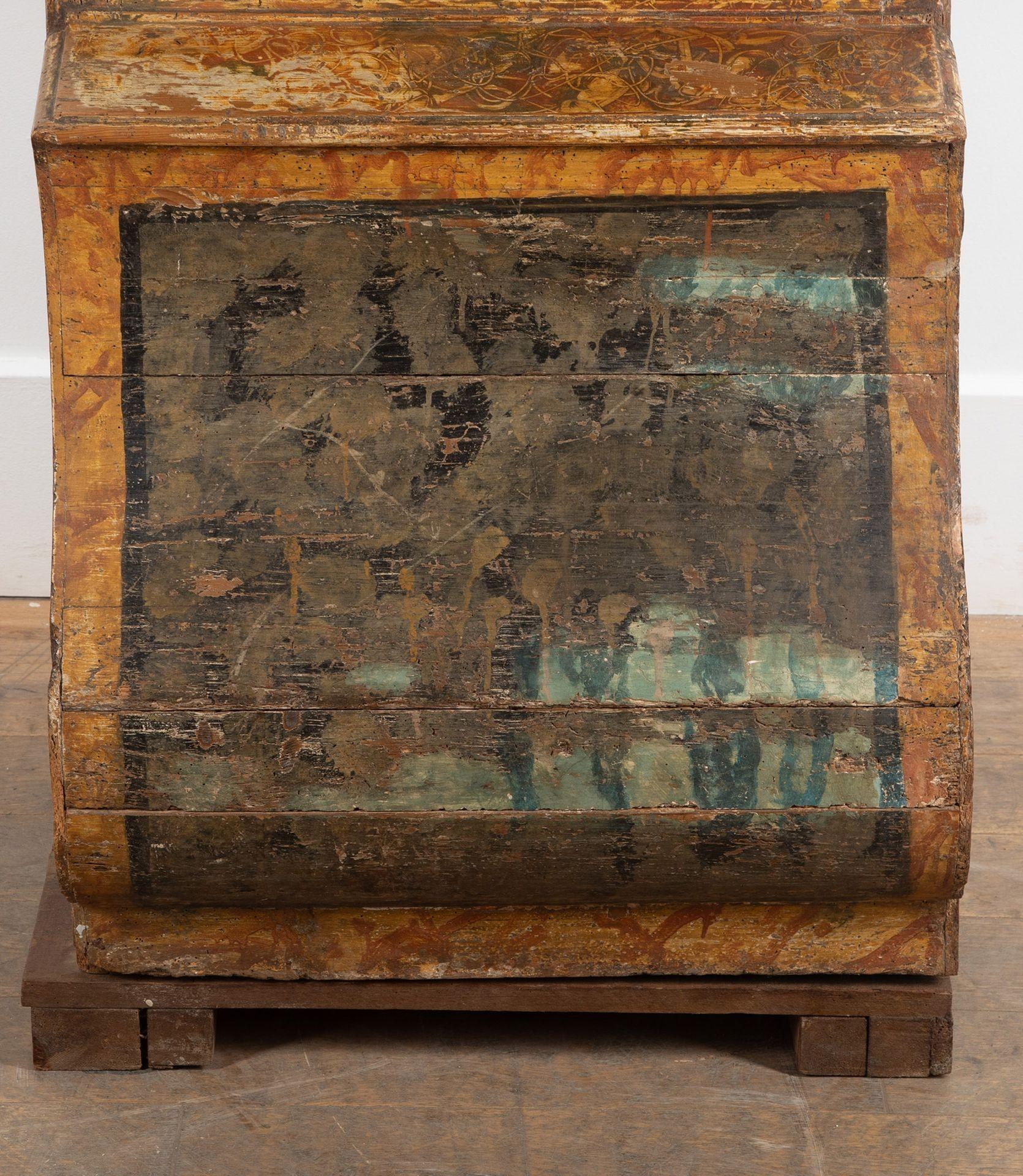 17th Century Italian Painted Confessional Box For Sale 2