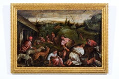 17th Century, Italian painting Allegory of the Spring Follower of Jacopo Bassano