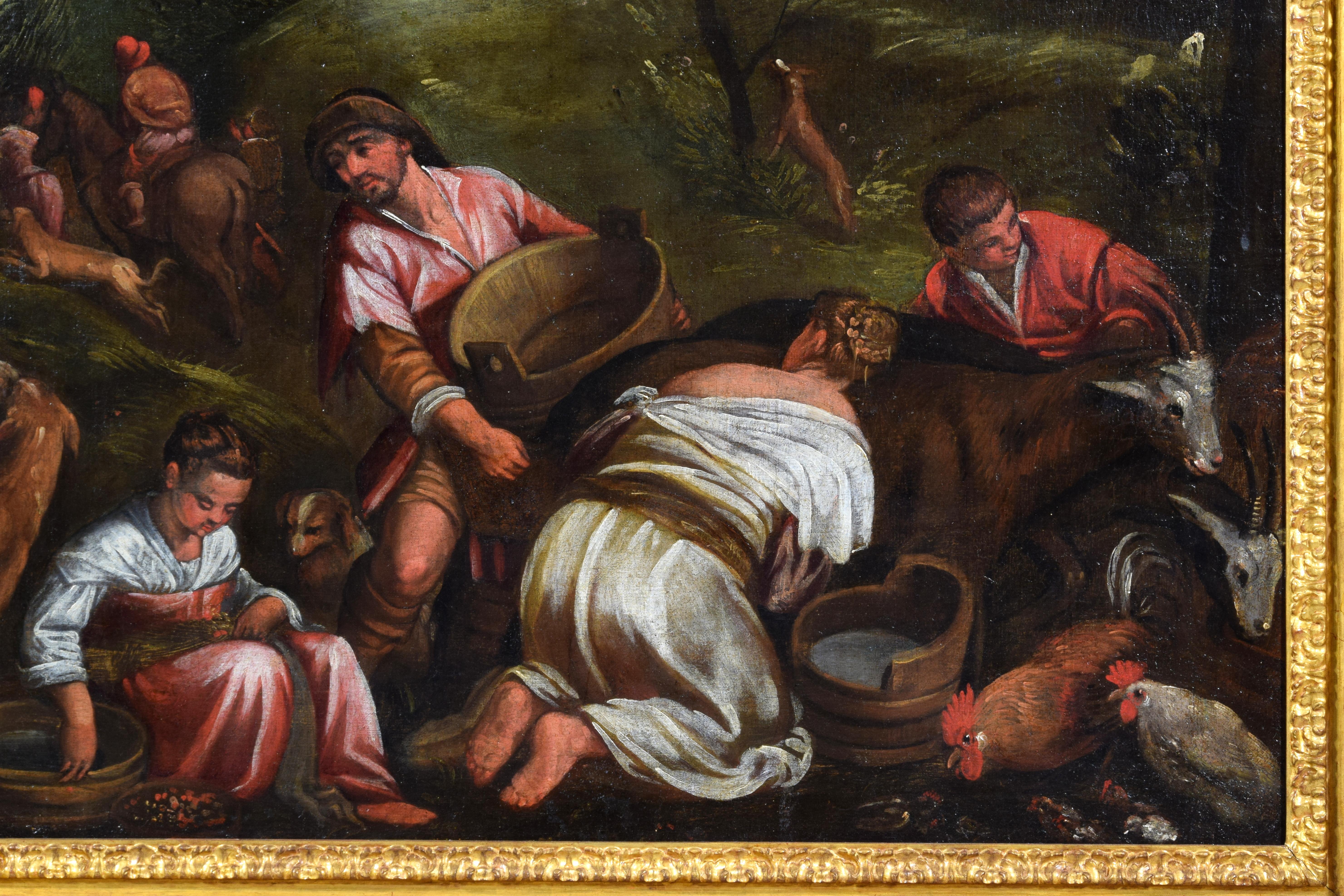 17. Jahrhundert, Italienische Malerei Allegorie des Frühlings Follower of Jacopo Bassano im Angebot 2