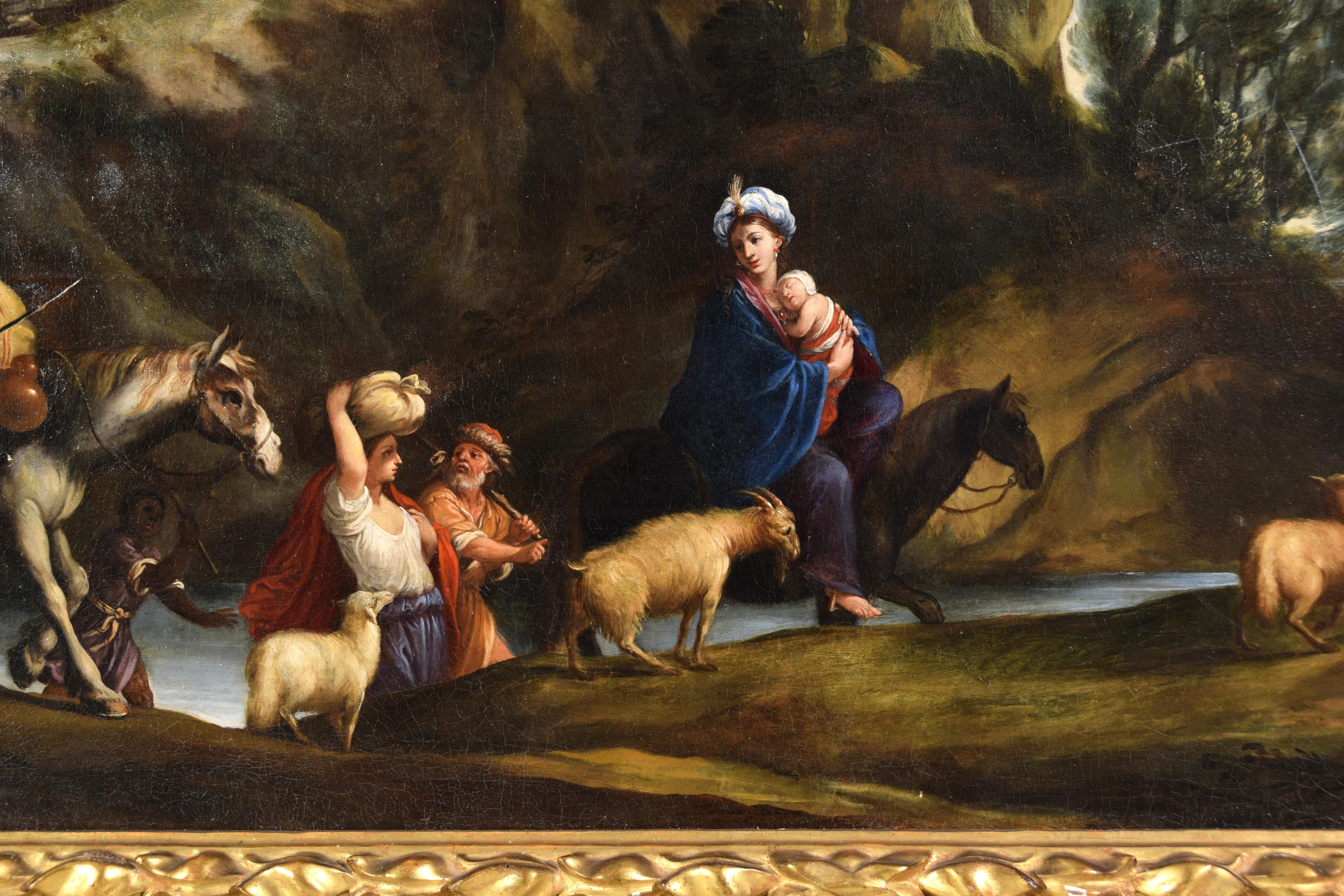 Dipinto italiano del XVII secolo di Pier Francesco Cittadini, Giacobbe e la sua famiglia in vendita 1