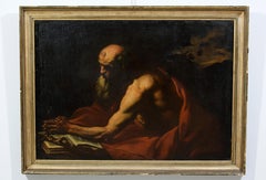 17th century, Italian Painting depict Saint Jerome by Hendrick Van Somer