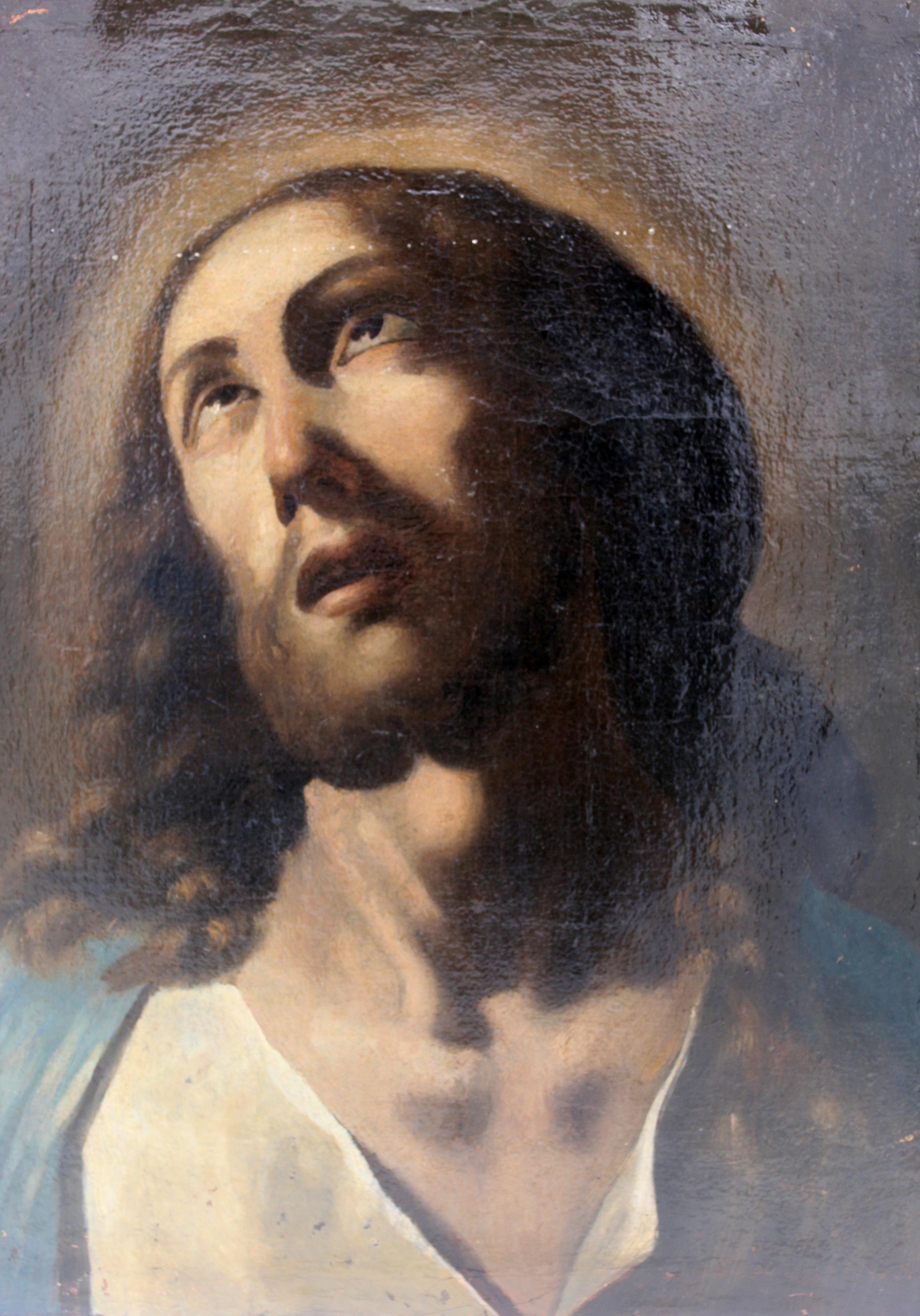 Pittura italiana del XVII secolo Olio su tela Seguace di Guido Reni Bolognese In condizioni buone in vendita a Roma, IT