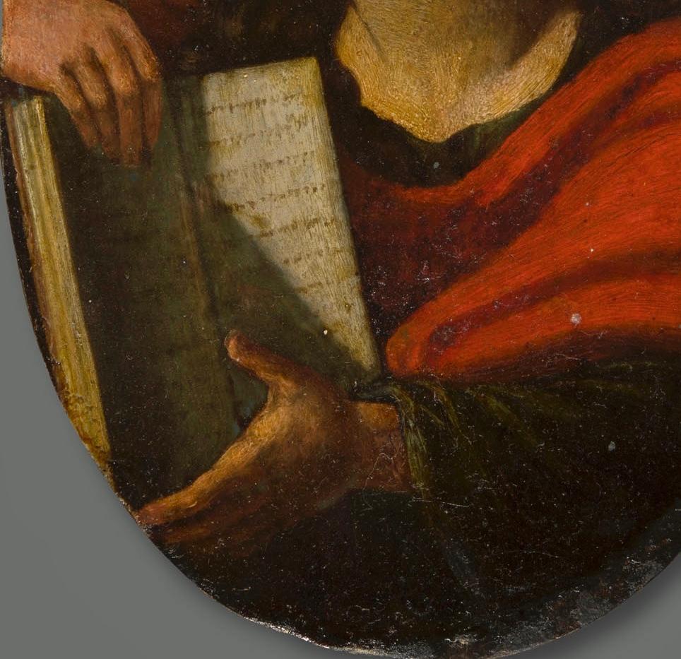 Baroque 17th Century Italian  Painting on Copper