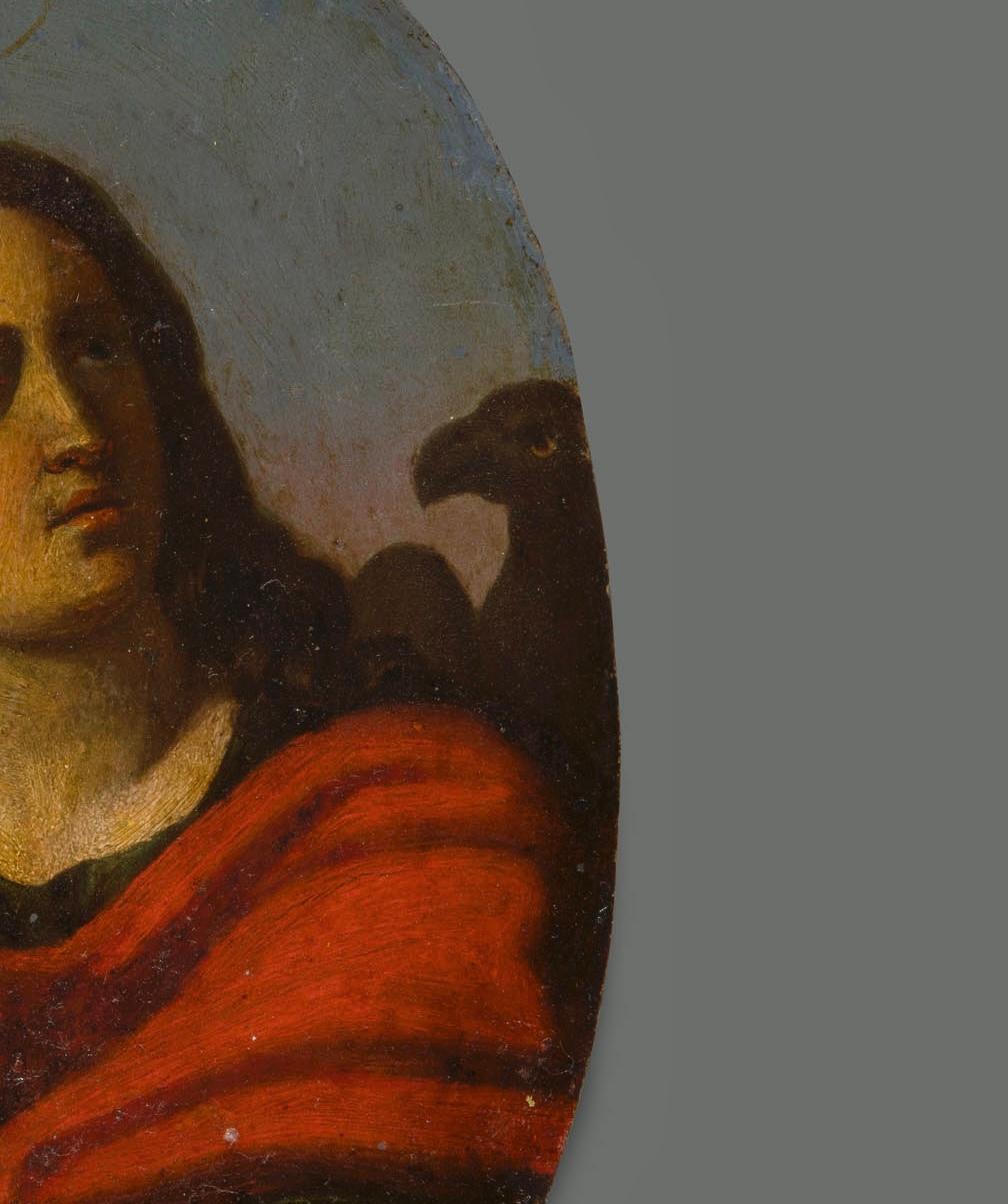 17th Century Italian  Painting on Copper In Good Condition In Roma, IT