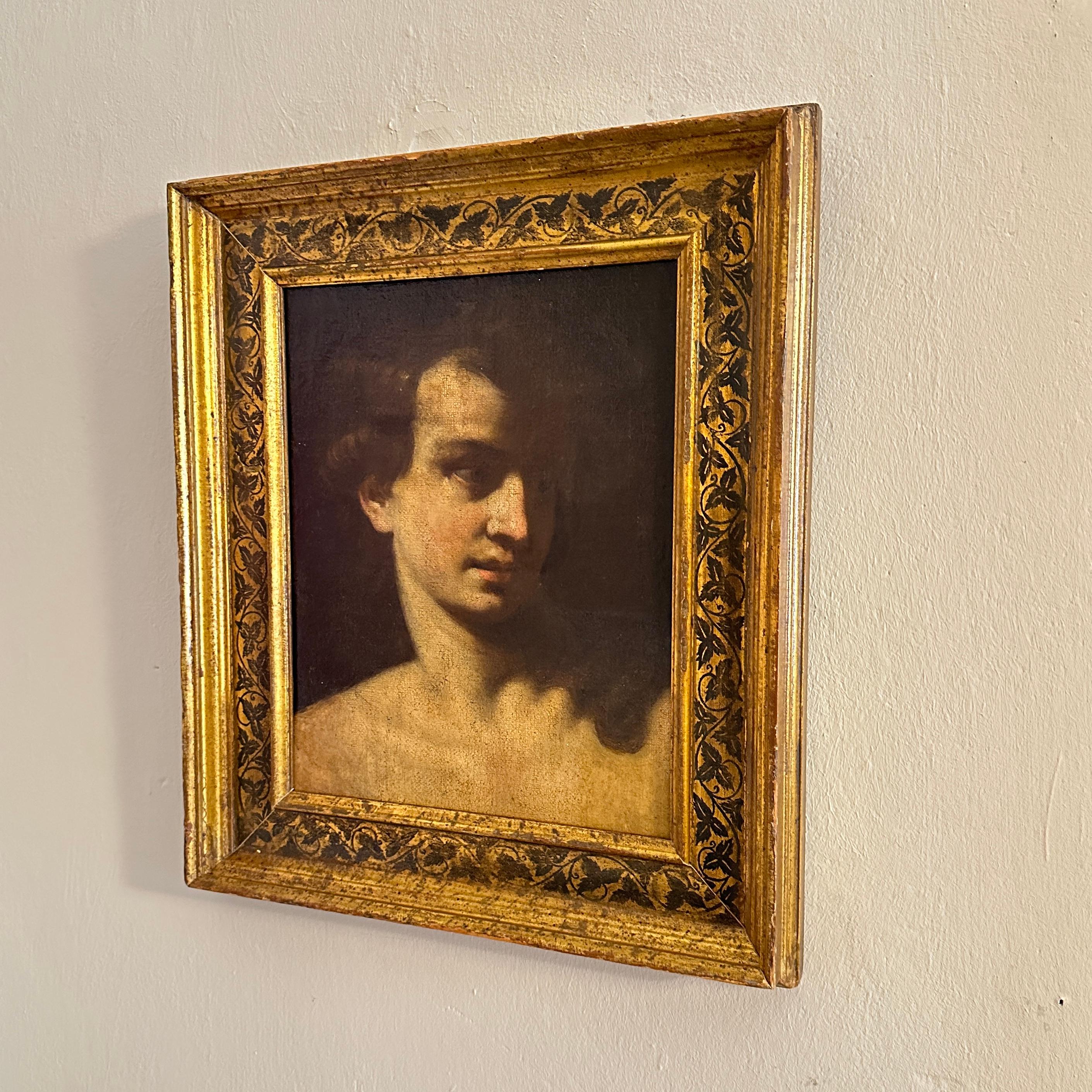 17th Century Italian Renaissance Oil Painting, in the Style of Caravaggio, 1660 In Good Condition In Berlin, DE