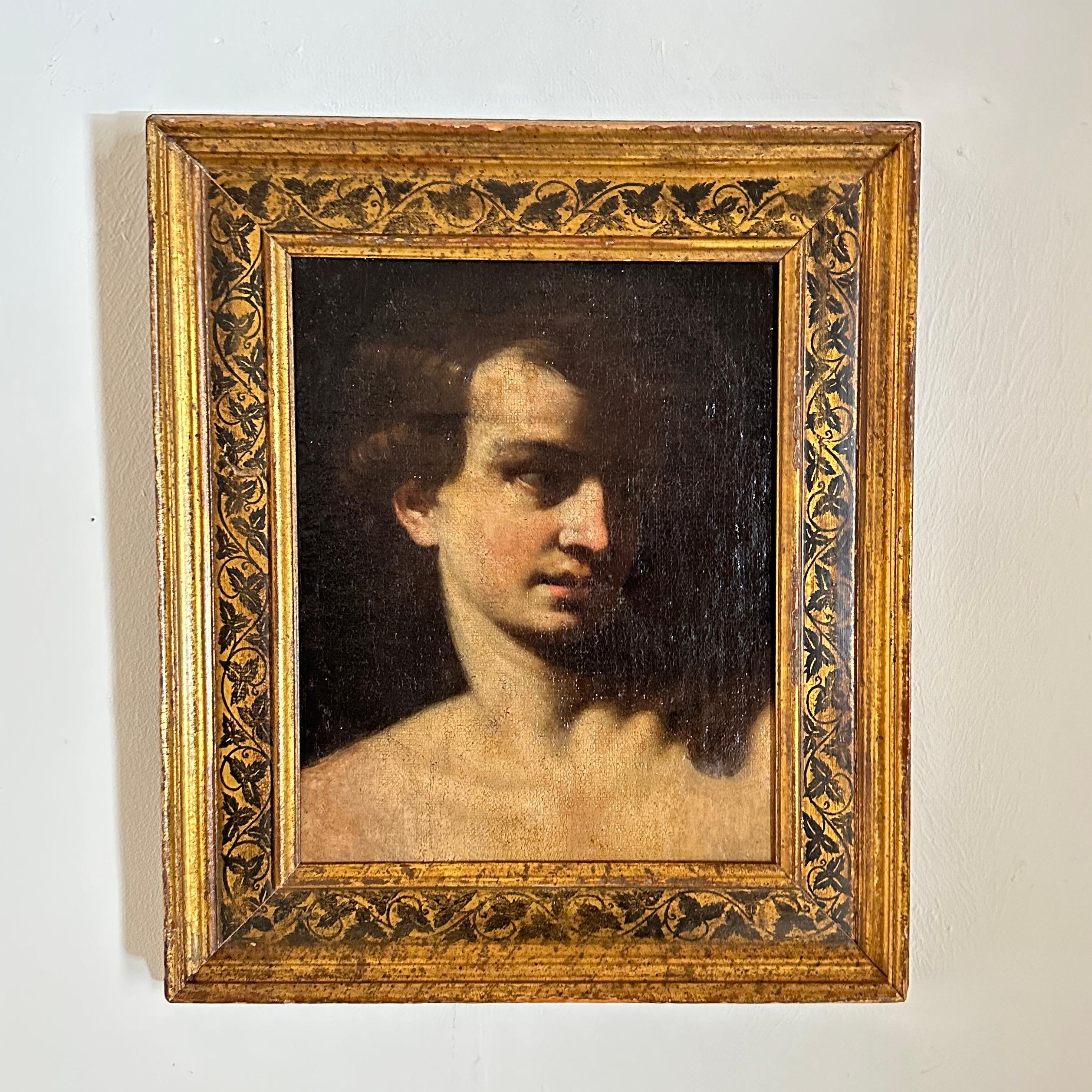 17th Century Italian Renaissance Oil Painting, in the Style of Caravaggio, 1660 3