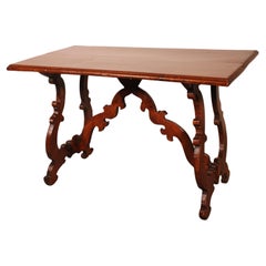 Table en noyer de la Renaissance italienne du 17e siècle