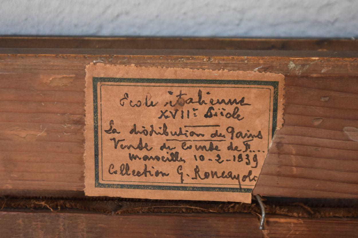 scène biblique de l'école italienne du XVIIe siècle en vente 2