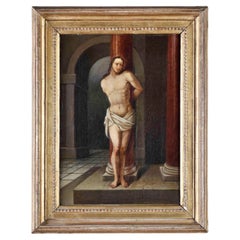 17th Century Italian School "Christ at the Column"