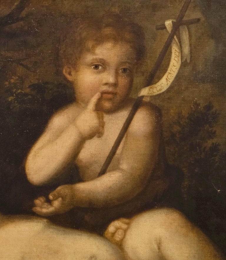 17th Century Italian School "ECCE AGNUS DEI" For Sale at 1stDibs