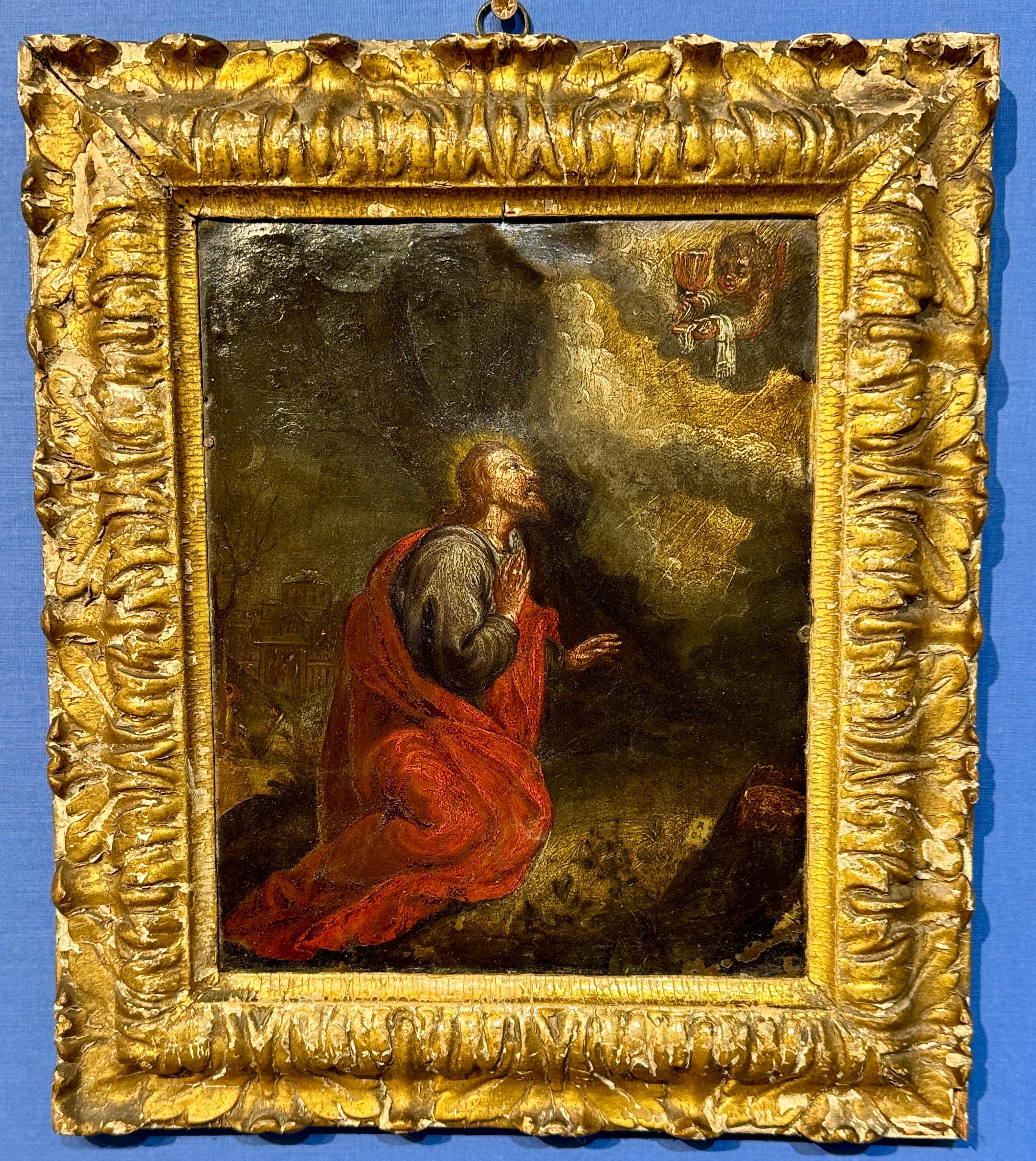 Italian School, Late 17th Century Christ in the Garden of Gethsemane