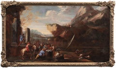 « St. Peter Giving Communion », vieux maître, figuratif milanais, romain, baroque