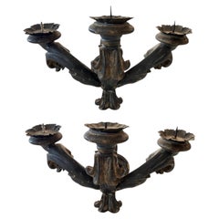 17th Century Italian Sconces or Appliques from Lucca