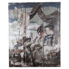 Fresco de estuco italiano del siglo XVII