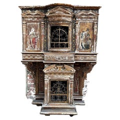 Antique 17th Century Italian Tabernacle Altar