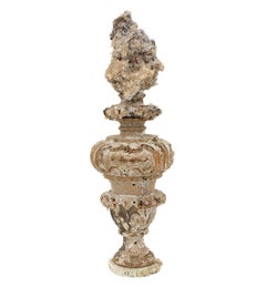 17th Century 'Florence Fragment' Vase with Calcite Crystals in Matrix