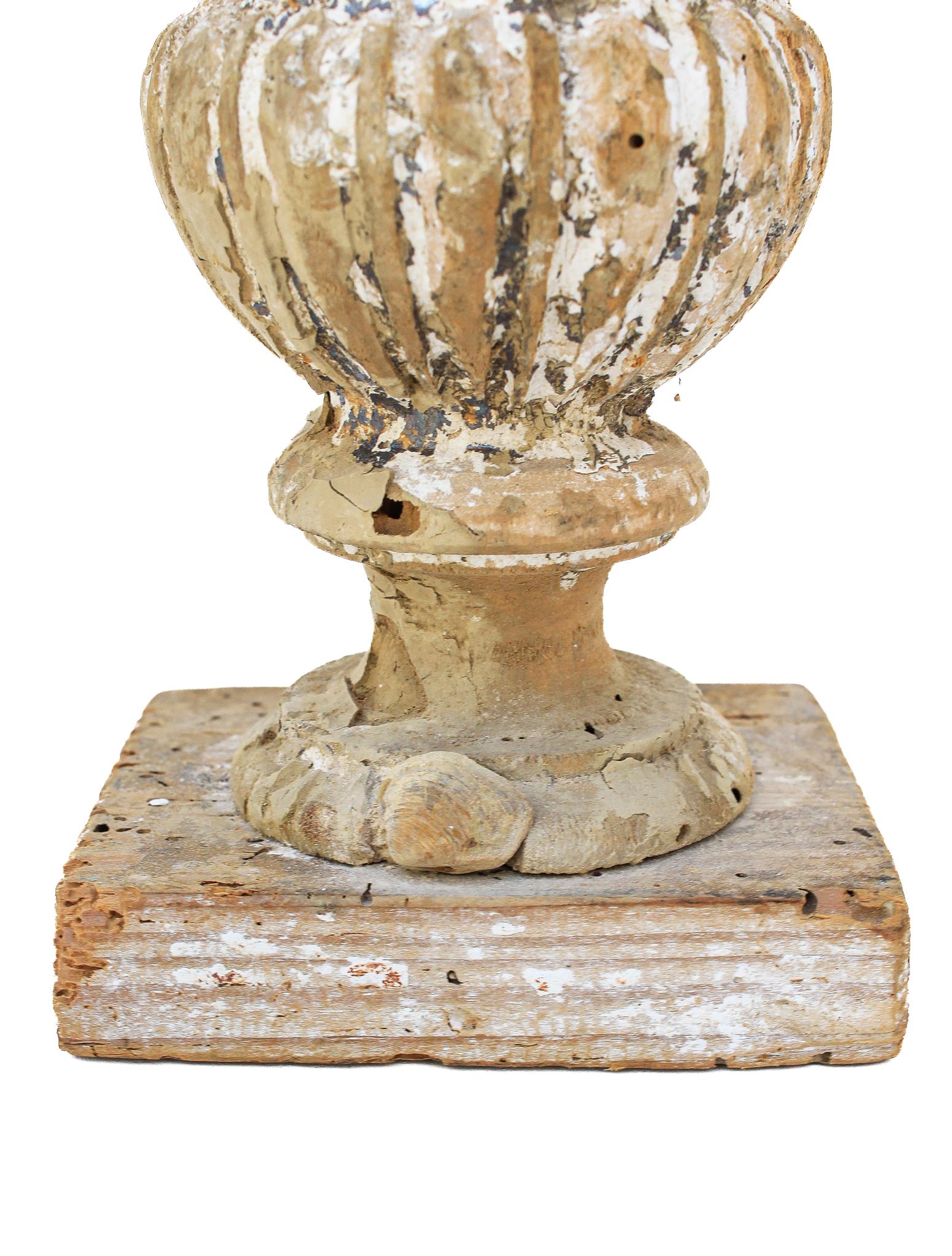 Hand-Carved 17th Century 'Florence Fragment' Vase with Calcite Crystals & Sphalerite For Sale
